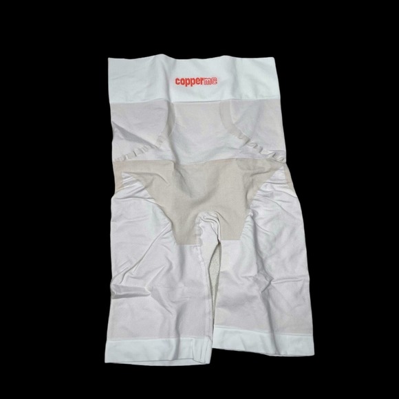 copperme Other - New Copperme White Copper Infused Push Up Shorts Shaping Girdle Shorts Size L/XL